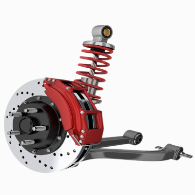 Brake with Suspension